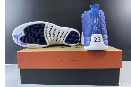 Rep EP Air Jordan 130690-404 Stone Retro 12 130690-404 Blue 0203